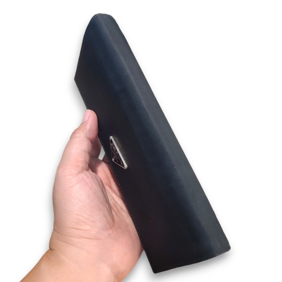 Prada Tessuto Authentic Black Nylon and Leather Long Wallet - Picture 4 of 16